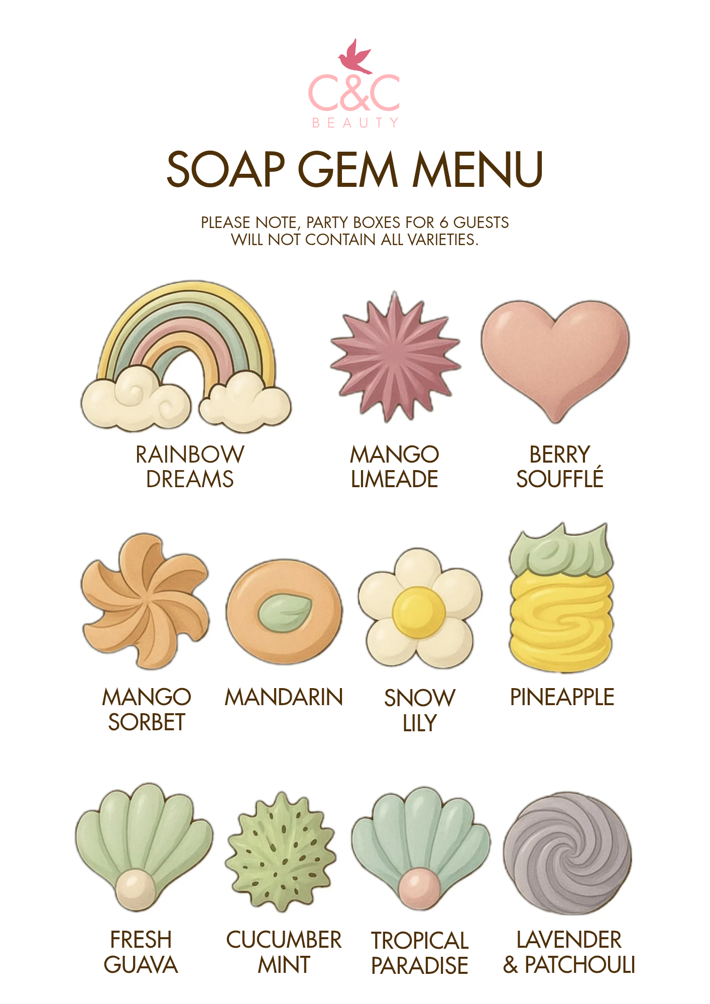 Soap Gems - Pick'n Mix PARTY BOX